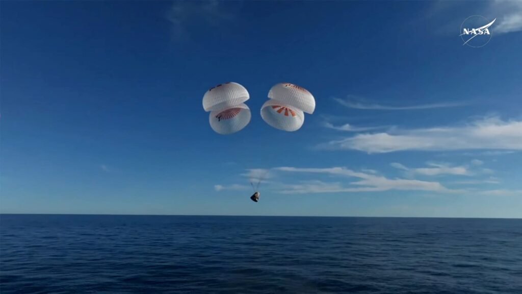 NASA astronauts Butch Wilmore, Suni Williams return on SpaceX ship